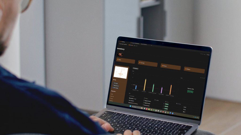 kyznos business management system dashboard showing organized operations and workflow